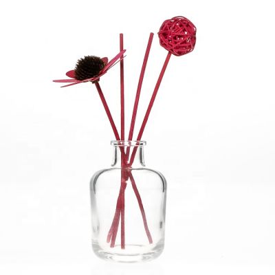 150ml round Clear Home Decorative Glass Bottle for Aroma Diffuser Use