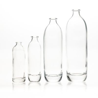 100ml 350ml 500ml round glass diffuser bottle with cork
