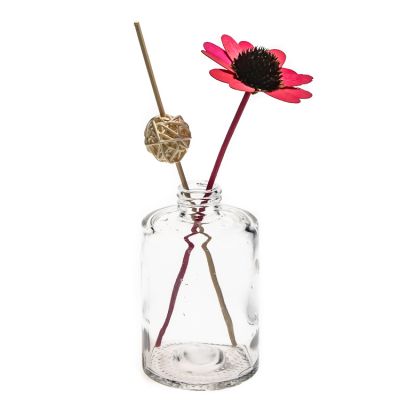 Home Fragrance Dispenser Bottles 250 ml Empty Glass Reed Diffuser Bottles with Rattan Stick