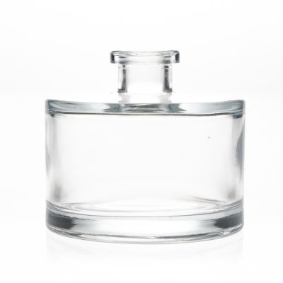 Round Crystal Clear Perfume Bottles 100ml Fragrance Aroma Reed Diffuser Glass Bottles