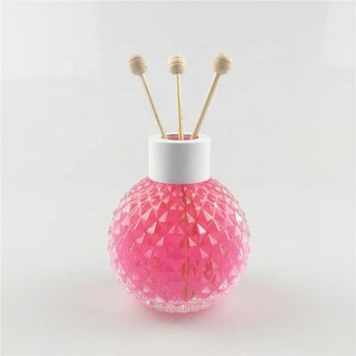 Empty ball shaped room fragrance oil bottle 100ml aroma oil reed diffuser bottle glass