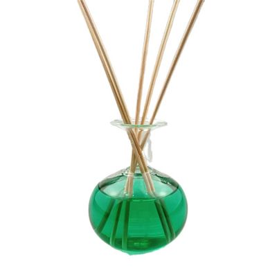 wholesale Clear 150ml luxury reed diffuser borosilicate glass bottle with cork