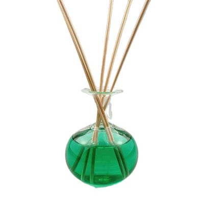 wholesale Clear 150ml luxury reed diffuser borosilicate glass bottle with cork