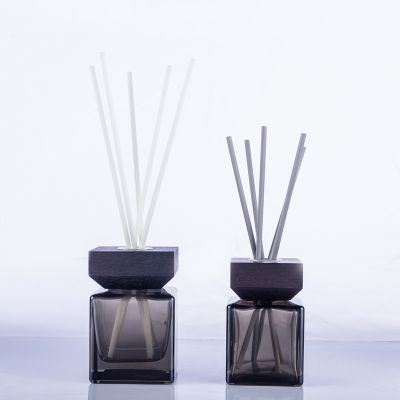 Wholesale empty antique reed diffuser bottles with wooden cap