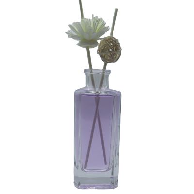 Wholesale Good Quality Empty 120 Ml 4 oz Transparent Aroma Reed Diffuser Glass Bottles