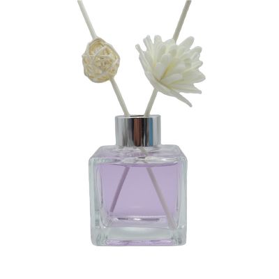 China factory supply 120 ml glass bottles empty reed Diffuser bottle with screw lid