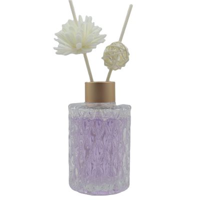 Unique type 2021 new 130 ml glass bottles empty reed Diffuser bottle with screw lid