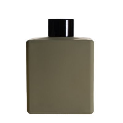 Supplier Reed Empty Clear Aroma 100ml Square Diffuser Glass Bottle Color Painting