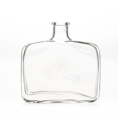 Factory Directly Aroma Oil Bottle Empty 330ml Flat Square Diffuser Glass Bottle