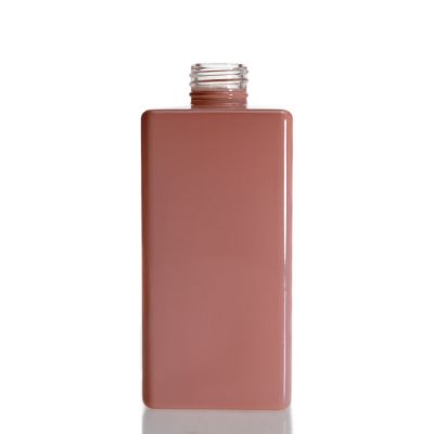 350ml Square Glass Reed Diffuser Bottle with Aluminum Cap Color Painting