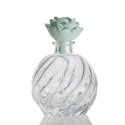 Custom Aroma Bottle Pineapple Shape Empty 250ml Clear Reed Diffuser Bottle