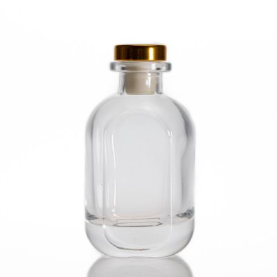 In Stock Unique Diffuser Bottle Clear Empty Small 50ml Aroma Bottle With Stopper