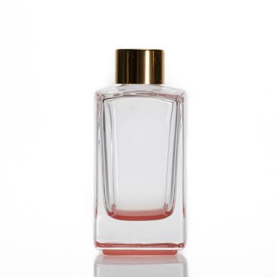Wholesale Luxury Square 100ml Aroma Reed Diffuser Glass Bottle With Cap