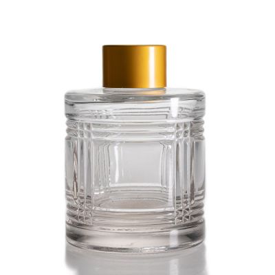 Custom Crystal Aromatherapy Bottle Clear 100ml Diffuser Bottle Glass For Diffuser Oil