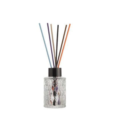 unique white customized hanging reed glass diffuser bottle 100ml luxury 150ml empty with box wholesale