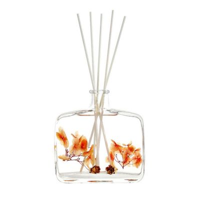 Clear 150ml rectangle glass jar glass bottles for air freshing