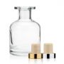 Custom Empty 50ml 100ml 150ml 250ml Clear Glass Room Decorative Aroma Reed Diffuser Bottles and jar