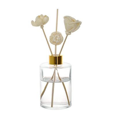 250ml 300ml 350ml Empty Diffuser Glass Luxury Reed Bottle With Lid