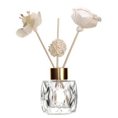50ml OEM Custom Low MOQ High Quality New Design Modern Transparent Reed Diffuser Aromatherapy Glass Bottles