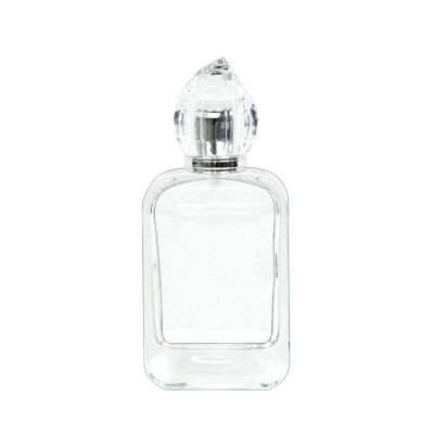 Factory Price Custom Made 100ml Square Atomizer Spray Glass Perfume bottle