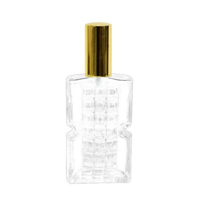 Perfume bottle packaging women's perfume glass bottle 60ml with mist sprayer