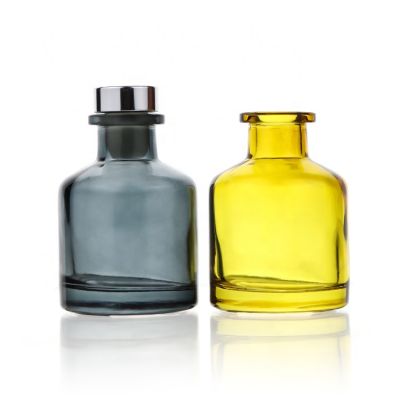 Wholesale Room Fragrance Aroma Rreed Diffuser Oil Glass Bottle Decorative Bottles With Box