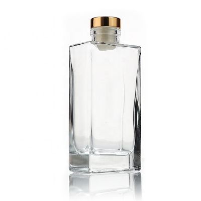 Square Shape 150ml Empty Home Decoration Fragrance Reed Glass Diffuser Bottles