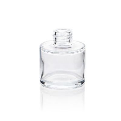 Home Decoration 50ml Round Glass Perfume Reed Diffuser Bottle