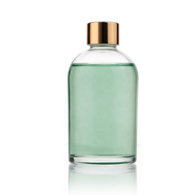 Wholesale Decorative 200ml Empty Round Reed Diffuser Bottle For Fragrance Scented Reed Diffuser