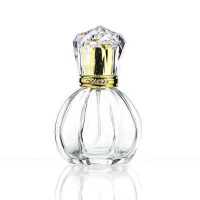 Wholesale Stocked Cosmetics Packaging Glass 60ml Round Perfume Spray Bottle Refillable