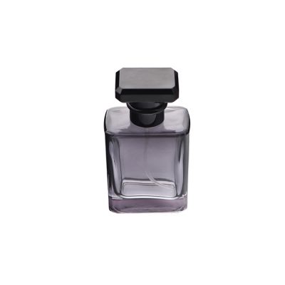 Wholesale Gray Black Clear Colour Glass Perfume Bottle With 30ml 50ml Spray Perfume Bottle With Logo
