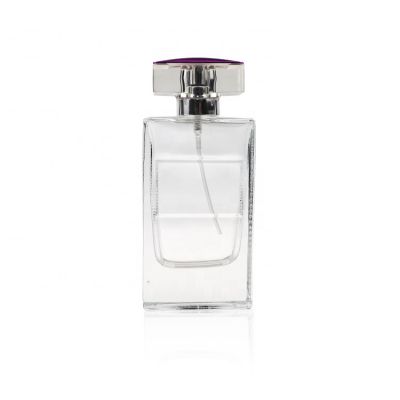 Pretty Frosted Clear Empty 60ml Spray Perfume Bottle Glass For Women