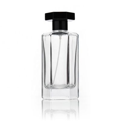 Wholesale Arabic Empty Beautiful Glass Perfume Bottle 100 ml With Box Packaging