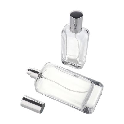 Wholesale Flat Square 30ml 50ml 100ml Glass Bottles Perfume Empty Perfume Bottles For Sale