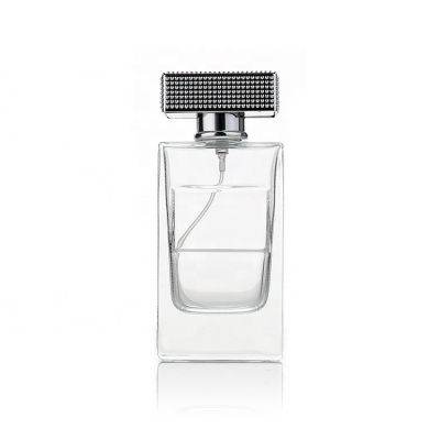 Luxury Spray Perfume Bottle Square Empty Perfume Bottles Glass Perfume Bottle In China