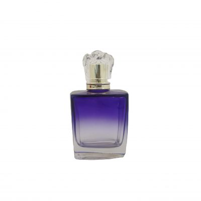 100ml empty perfume bottle Color empty glass shape can be refilled glass radian bottle