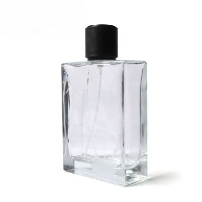 Factory Price Cheap New Type 50Ml Small Square Empty And Transparent Spray Perfume Glass Bottle