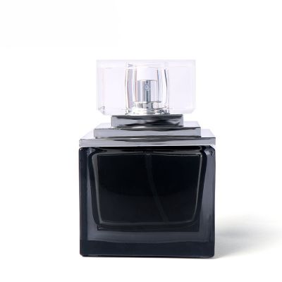 30ML 50ML 100ML Black Glass Vintage Perfume Bottle Refillable Glass Spray Perfume Bottle