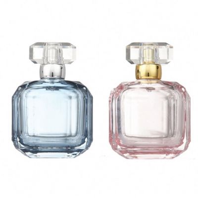 Clear Fragrance Bottle 30ml 50ml 90ml 100ml Crimp Neck Glass Spray Perfume Bottles