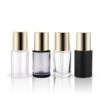 30ml glass dropper bottles self-priming pump essence oil bottle refillable perfume bottle