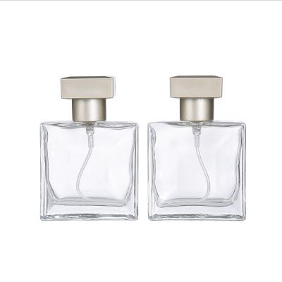 Wholesale Factory Price Custom Made Clear 30ml Square Atomizer Empty Spray Glass Perfume Bottle