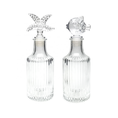 Wholesale Oil Fragrance Round Shape 150ml Clear Color Reed Diffuser Bottles