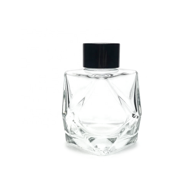 Clear Glass Aroma Oil Bottle With Reed Diffuser Sticks Air Freshener Perfume Glass Reed Diffuser Bottle