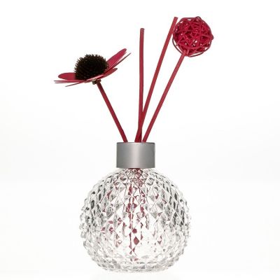 In stock Wholesale Diffuser Oil Bottle 200ml Clear Aroma Glass Bottles
