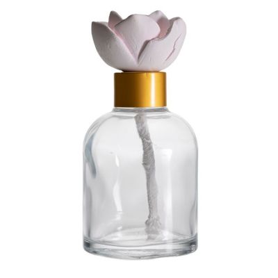 Cheap Price 210ml Round Diffuser Bottle Aromatherapy Jars Bottles For Essential Oil