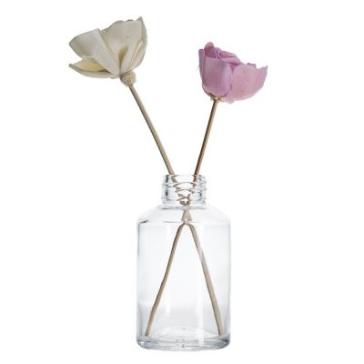 Factory Direct Center 200ml Clear Fragrance Bottle Fragrance Attar Bottle With Cork