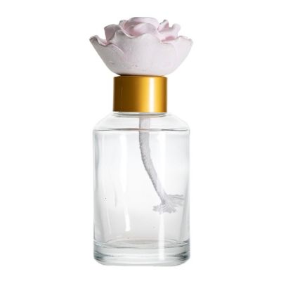 Factory Direct Sale 100ml Diffuser Refill Bottles Empty Glass Bottle Glass Bottle With Cap