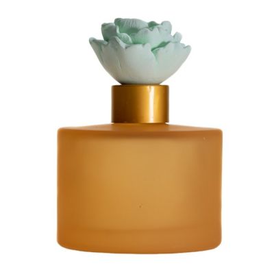 Factory Outlet 200ml Yellow Custom Empty Room Diffuser Oil Bottle Cylinder