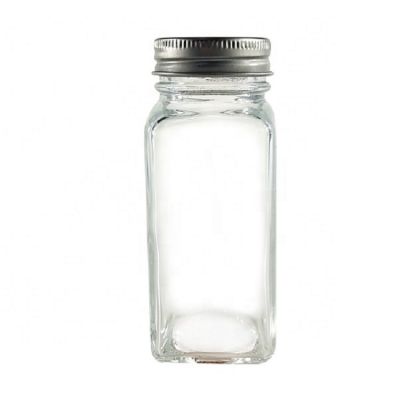 Wholesale 100ml Screw Lid Kichen Craft Glass Spice Storage Jar