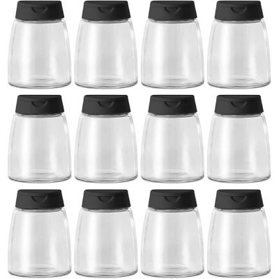 5 oz Glass Spice Jars with Shaker Pour Lids